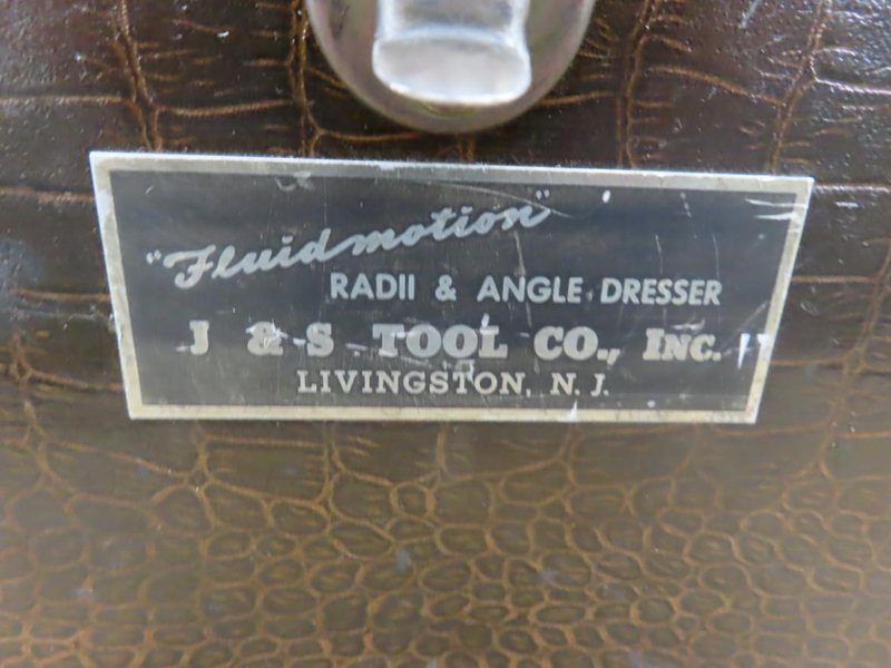 J&amp;S Tool Company "Fluid Motion" Radii And Angle Dresser- Auction Item