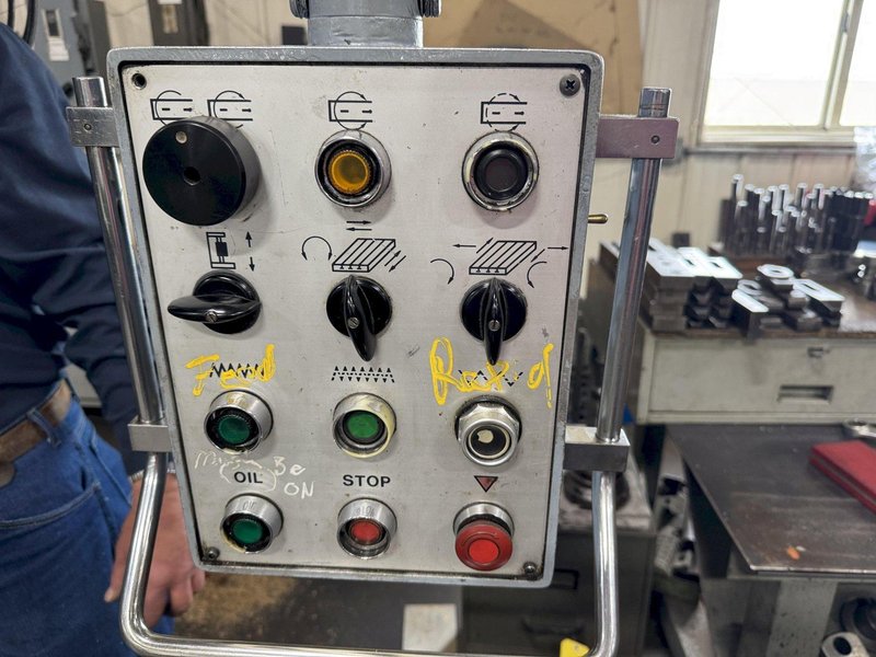 5" Giddings &amp; Lewis Model 350T Table Type Horizontal Boring Mill