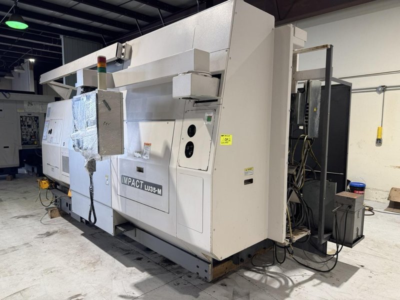 Okuma Impact LU35-M CNC Lathe, 2013 – 4-Axis, Live Tool, Very Clean