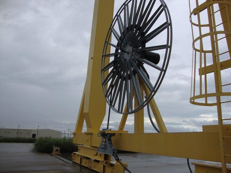 80/40 TON X 195' X 59' LIFT NORTH AMERICAN IND DOUBLE LEG ROLLING GANTRY CRANE: STOCK #14494