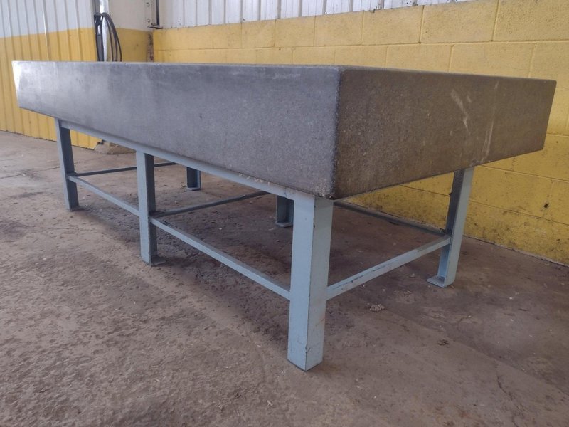 8' X 4' X 10" CHALLENGE PRECISION LAYOUT INSPECTION GRANITE TABLE: STOCK #23801