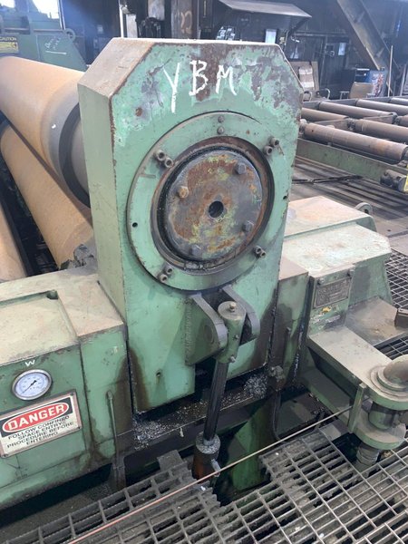 12' X 1.5" HAUSLER 4 ROLL MODEL NO. VRM12/3 HYDRAULIC PLATE BENDING ROLLS: STOCK #13390