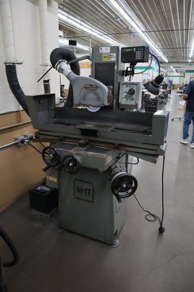 Mitsui High-Tech MSG-200MH Hand Feed Surface Grinder, 6"x12" ElectroMagnetic Chuck, Sony 1-Axis DRO, Vac-U-Guard, Coolant- Auction Item