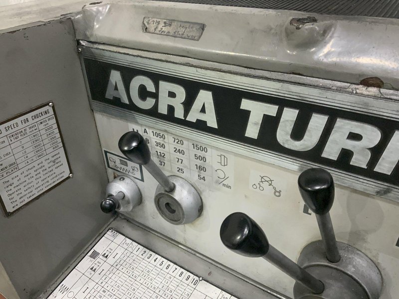 18" X 80" ACRA-TURN ENGINE LATHE: STOCK #80805