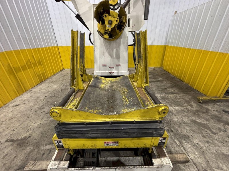 15,000 LBS X 24" COE MODEL #CPR-PO-15024  COIL REEL UNCOILER W/ COIL CAR: STOCK #23435