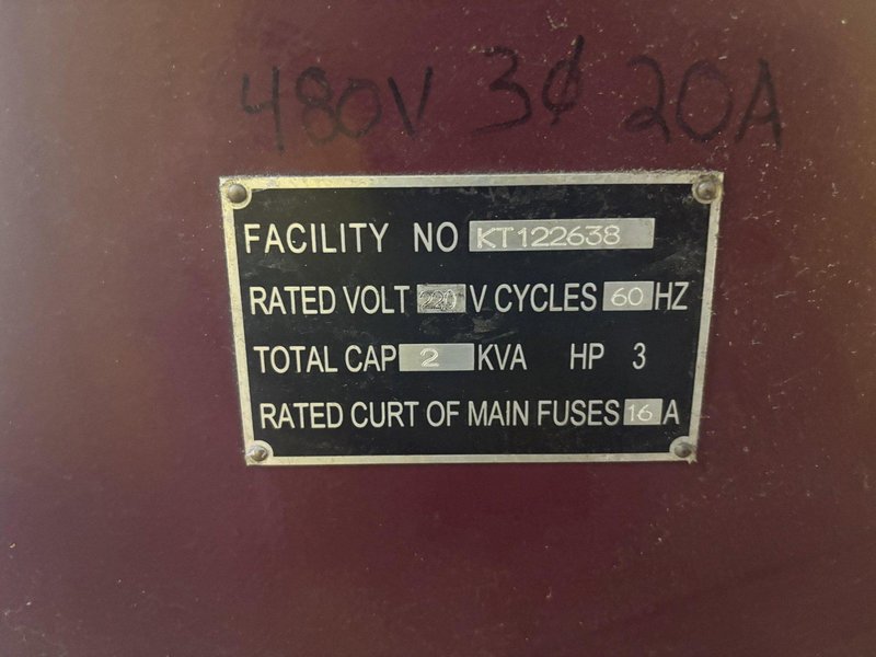 6" x 18" KENT MODEL #KGS-618 HAND FEED HORIZONTAL SURFACE GRINDER: YOBRO #23889