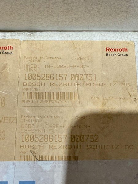 REXROTH HMS01.1N-W0020-A-07-NNN DRIVE AND SERVO PRODUCTS NEW WITH BOX