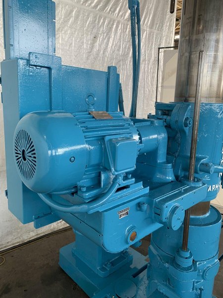 4' X 11"  CARLTON NATCO 1A RADIAL ARM DRILL. STOCK # 0893624