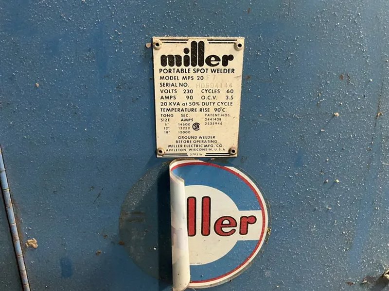 Miller 20 Kva Spot Welder - Mps 20ft
