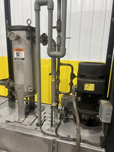 2017 SYSTEM TECHNOLOGIES ROTARY TABLE HIGH-PRESSURE STAINLESS STEEL PARTS WASHER: STOCK #14485