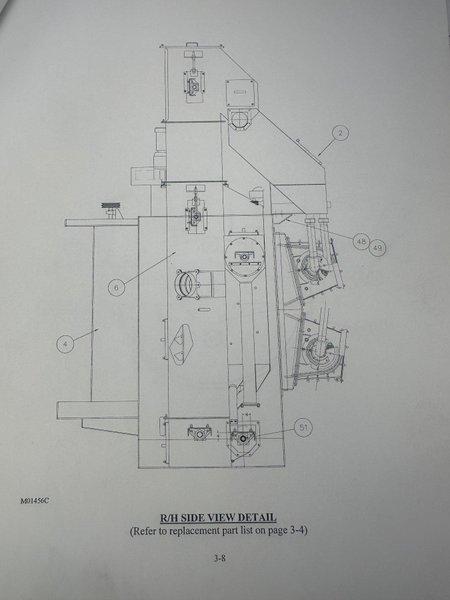 36" X 72" GOFF MODEL #3672D SPINNER HANGER SHOT BLAST CLEANING SYSTEM, NEW 2006: STOCK #22470