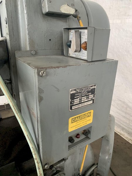 6" X 18" GALLMEYER &amp; LIVINGSTON HORIZONTAL SURFACE GRINDER. STOCK # 0678324