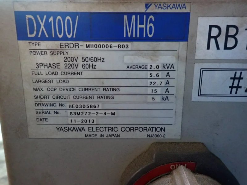 Yaskawa Motoman Robot - Mh6