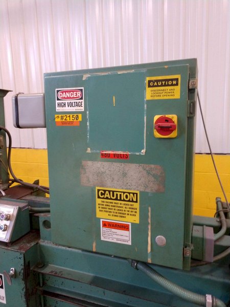 15" X 15" X 15 HP MAREN MODEL #111-297 HYDRAULIC HORIZONTAL AUTOMATIC CONTINUOUS BALER: STOCK #13505