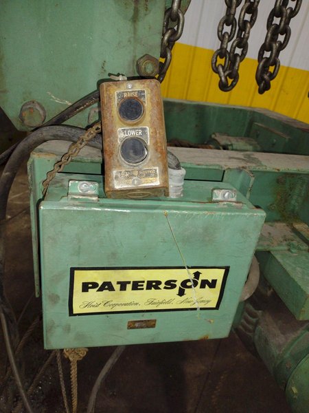 10,000 LBS (5 TON) PATTERSON POWERED CABLE HOIST: STOCK #22969