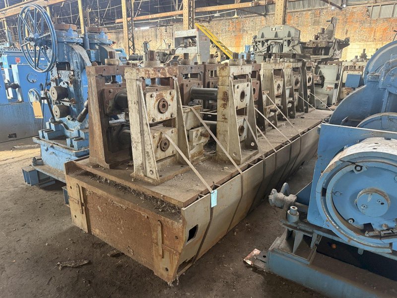 20 STAND X 4.5" ARBOR X 15" ROLLSPACE TUREK &amp; HELLER ROLLFORMER / TUBE PIPE MILL: YOBRO #26392