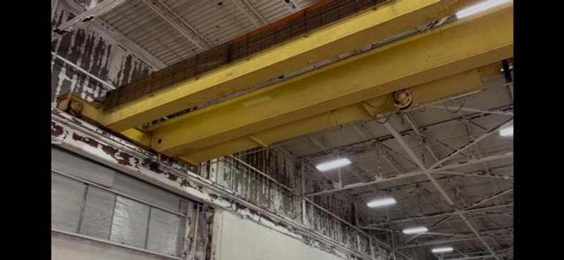 15 &amp; 7.5 TON X 56' DRESSER DOUBLE GIRDER BRIDGE CRANE: STOCK #80770