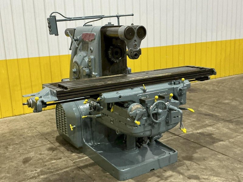 #4 KEARNEY &amp; TRECKER MILWAUKEE MODEL 4CK HORIZONTAL MILLING MACHINE: YOBRO #23955