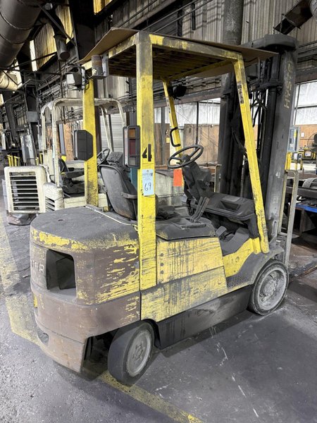Hyster model S50XM fork lift truck s/n D187V23543Y, 4350# capacity not in service