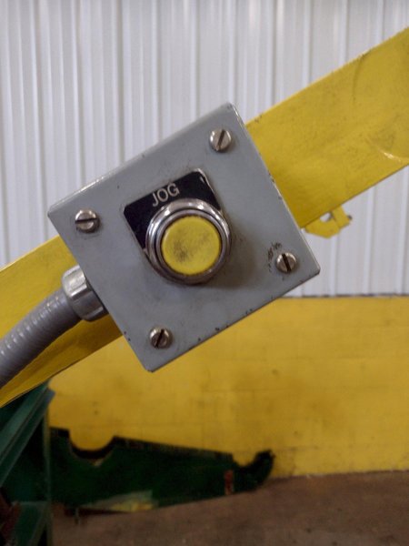 12" WIDE TORRINGTON 4" ARBOR PULL-THROUGH SLITTING LINE: STOCK #16504