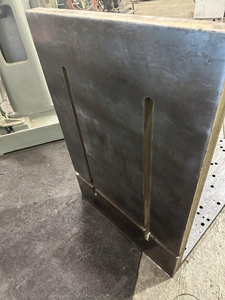 (1) PAIR 24" X 36" HIGH X 36" DEEP ANGLE PLATES: STOCK #77201