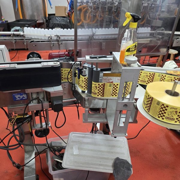 Accutek Complete Liquid Filling, Capping, Labeling &amp; Sleeving Line, 2018