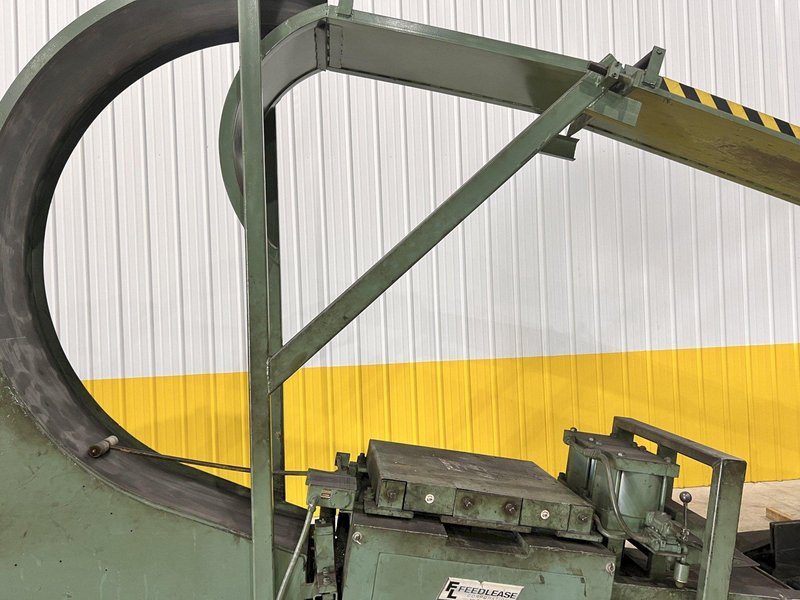 12,000 LB X 18" W X .25" FEED LEASE MODEL #FLCC-1860-P10 REVERSE LOOP COIL CRADLE STRAIGHTENER: STOCK #21163