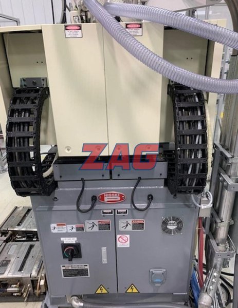 Nissei Used DCE60-2E Electric 2-Shot Injection Molding Machine, 60 US ton, 0.43/0.60 oz.