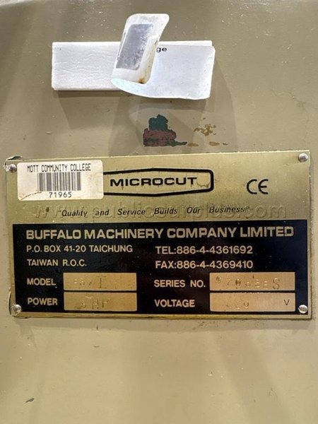 3 HP WILLIS - MICROCUT MODEL #837I VERTICAL KNEE MILL, 10" X 50" TABLE: YOBRO #24918