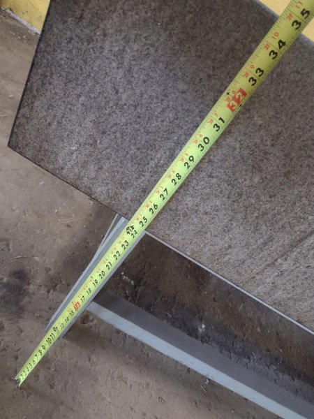 8' X 4' X 10" CHALLENGE PRECISION LAYOUT INSPECTION GRANITE TABLE: STOCK #23800