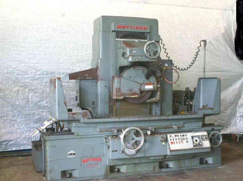 12' X 36' MATTISON HORIZONTAL SURFACE DIE GRINDER: STOCK #19974