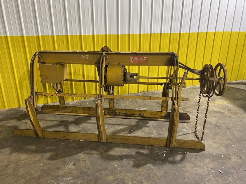 10,000 LB X 96" X 20"-48" ADJUSTABLE  CULLEN FRIESTEDT C F PARALLELOGRAM SHEET LIFTER: STOCK 15383
