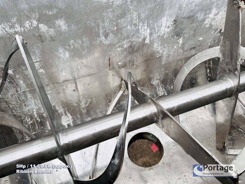 Aaron Equipment Jacketed 11-Cu.Ft. Ribbon Blender