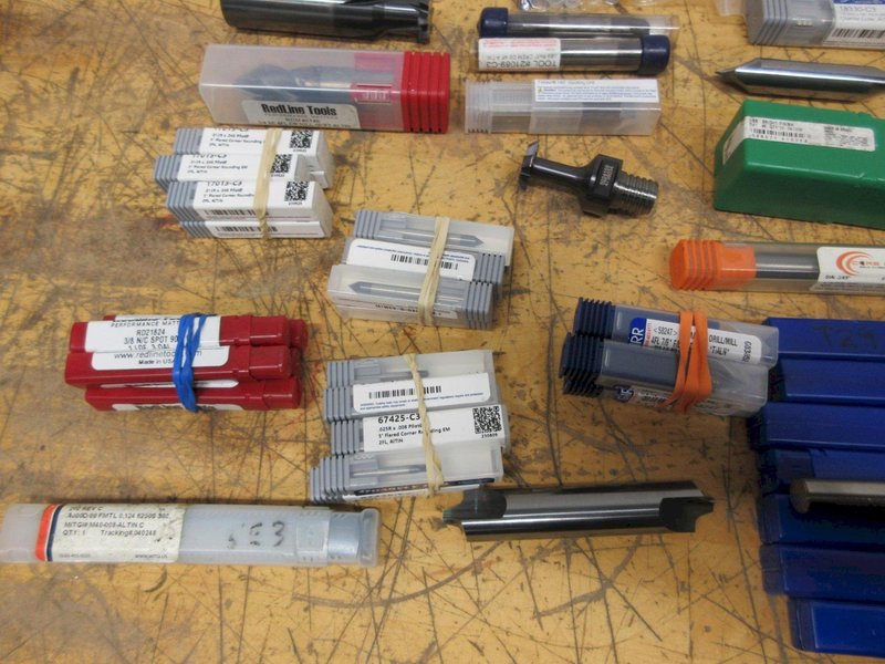 Solid Carbide Cutting Tools, Mostly Corner Rounding, Chamfering, Slotting- Auction Item