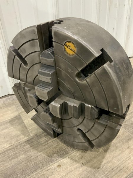 12'' ROHM 4 JAW LATHE CHUCK: STOCK #80584