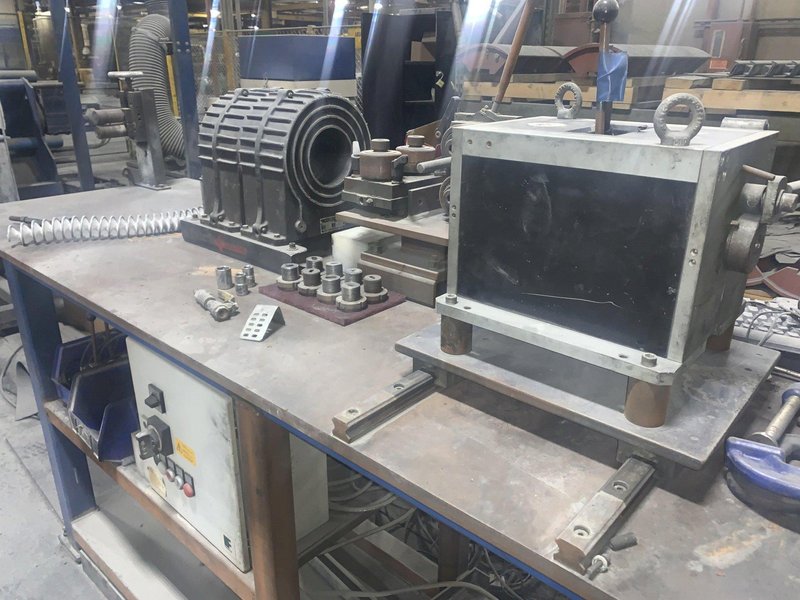 .512" X 12" X 4 STAND DEM WIRE FLATENING ROLLING MILL LINE, YEAR 2017: STOCK #13898
