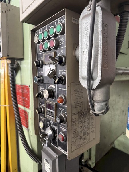 630 TON AIDA MODEL #K-630 KNUCKLE JOINT PRESS, 25-40 SPM, NEW 1991: YOBRO #25820