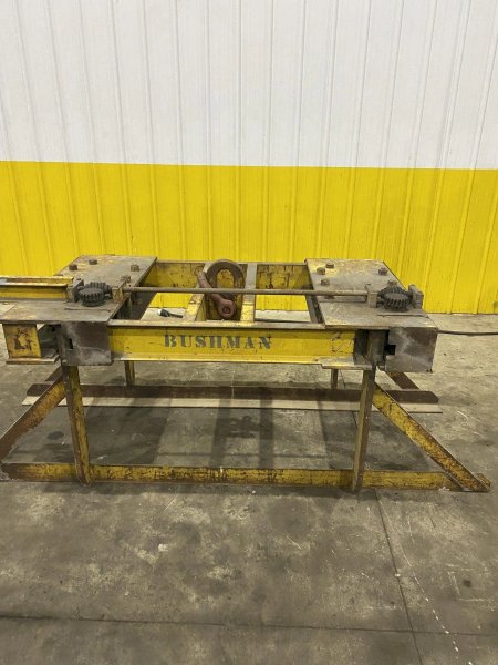 10,000 LBS X 54" W X 96" L BUSHMAN CRANE ADJUSTABLE SHEET LIFTER STOCK# 4465