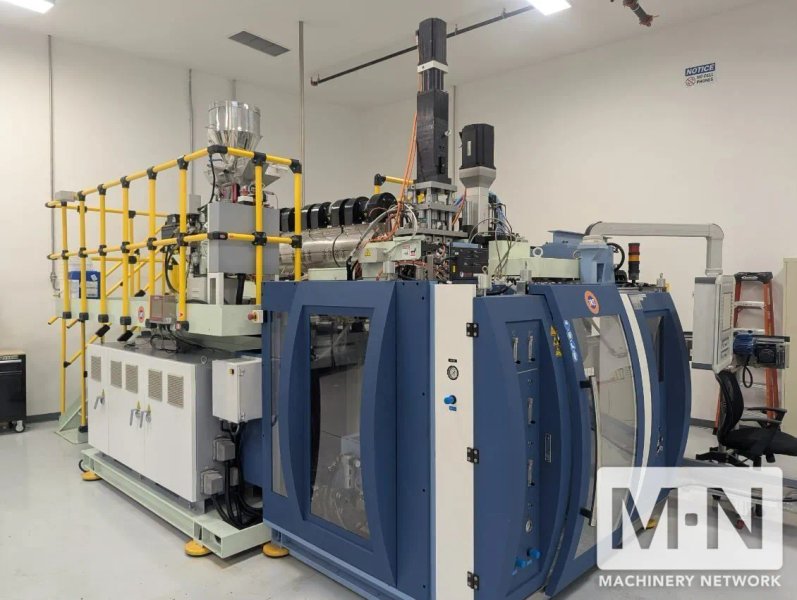 FONG KEE MODEL EHB 65T03SS ELECTRIC EXTRUSION BLOW MOLDING MACHINE MFG 2022