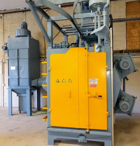 New Automatic "Y" Spinner Hanger Shot Blast Machine