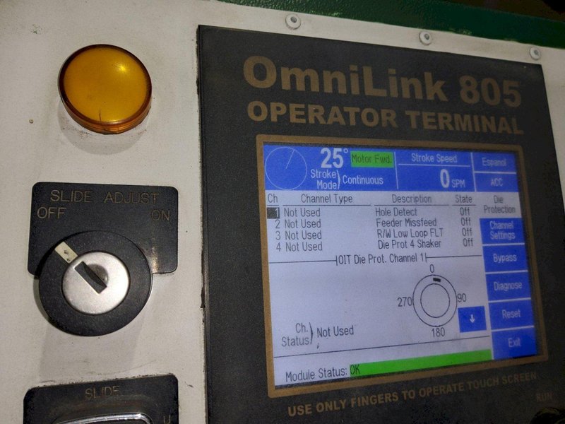 MINSTER P2-150-54 HIGH SPEED PRODUCTION PRESS W/ OMNILINK 805 CONTROL