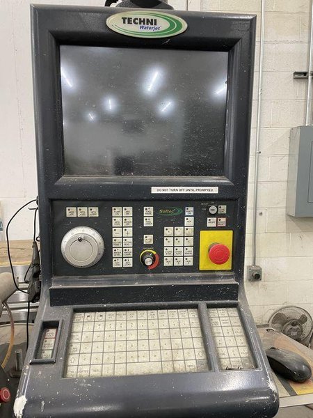 5′ x 10′ Techni TJ3000 X-2 5 Axis Waterjet, 2011