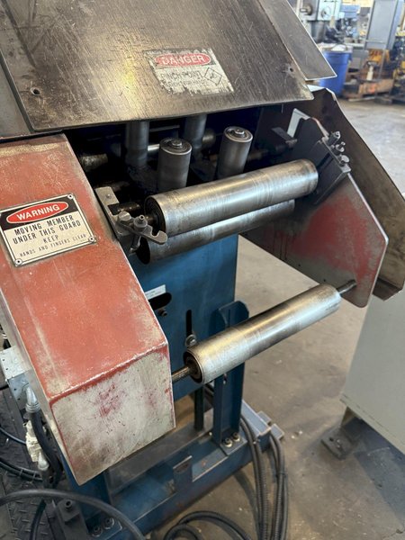 3,300 LB x 5.9" x .06" ORII SERVO FEEDLINE W/ DUAL UNCOILER. STOCK # 0130125.