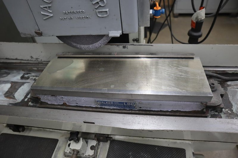 Okamoto Linear 6.18 Hand Feed Surface Grinder, 6"x18", Heidenhain 2-Axis DRO, EM Chuck, Vac-U-Guard, Coolant- Auction Item