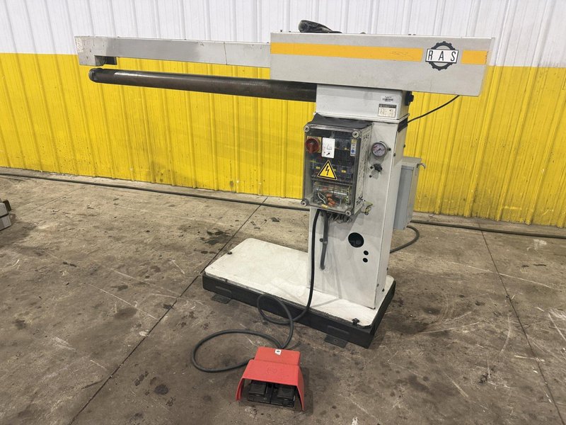 49" RAS MODEL 25.15 ROLL WELD SEAM CLOSER &amp; PLANISHER MACHINE 2013: YOBRO #24736