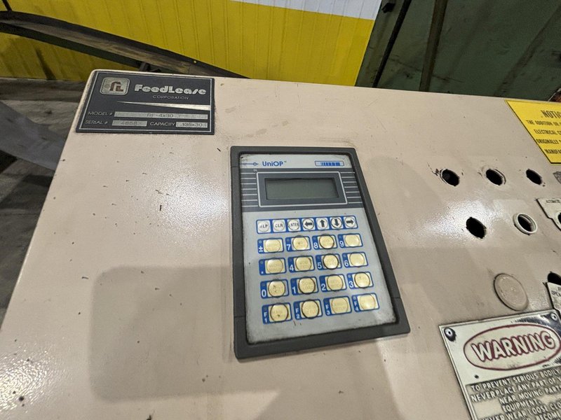 30" X .135" FEED LEASE MODEL #RF4X30 SERVO POWERED COIL FEED: STOCK #22521