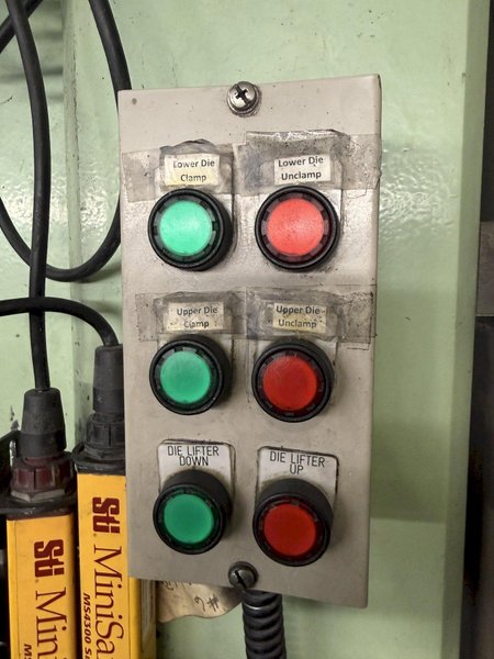 630 TON AIDA MODEL #K-630 KNUCKLE JOINT PRESS, 25-40 SPM, NEW 1991: YOBRO #25820