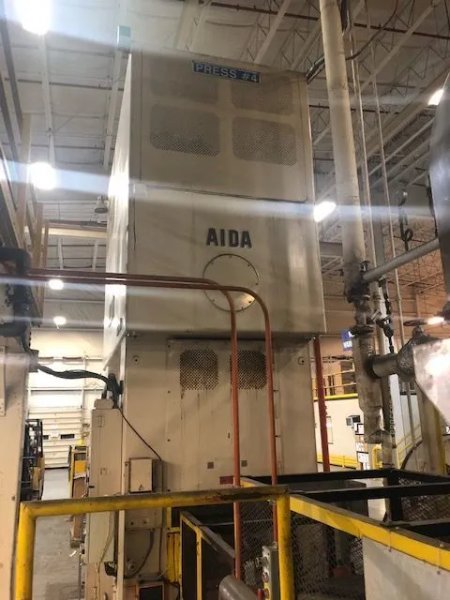 AIDA 330 TON SSDC PRESS, S/N 12903-0665, STOCK# 14010J