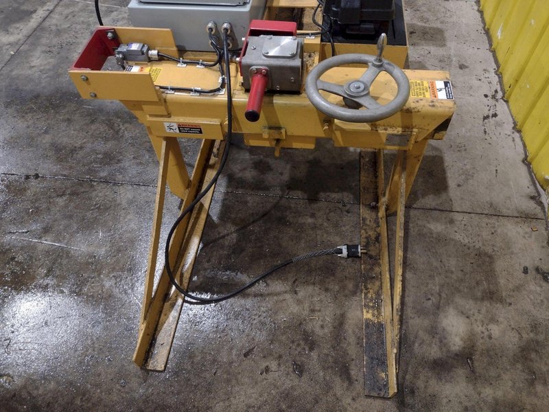 4,000 LBS X 16"-60" X 120" CALDWELL MODEL #60BMS-2-60 BATTERY POWERED REMOTE CONTROL SHEET LIFTER: YOBRO #24914
