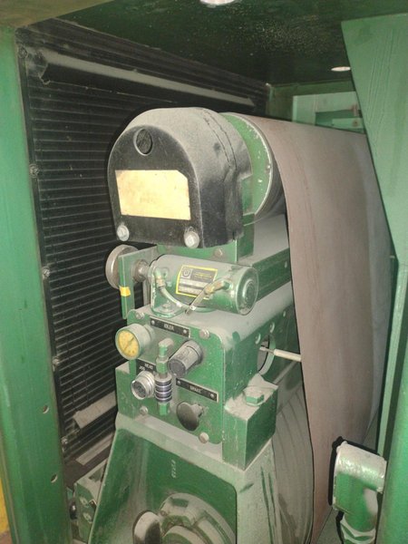 25" X 40 HP TIMESAVER MODEL #325-1 SINGLE DRUM BELT GRINDER &amp; SANDER: LOT #15796
